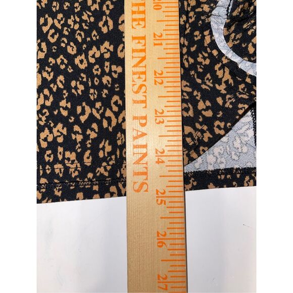 Adrianna Pappel Top Womens XL Black Gold Long Sleeve  Casual NWT A38‎ - Picture 3 of 5